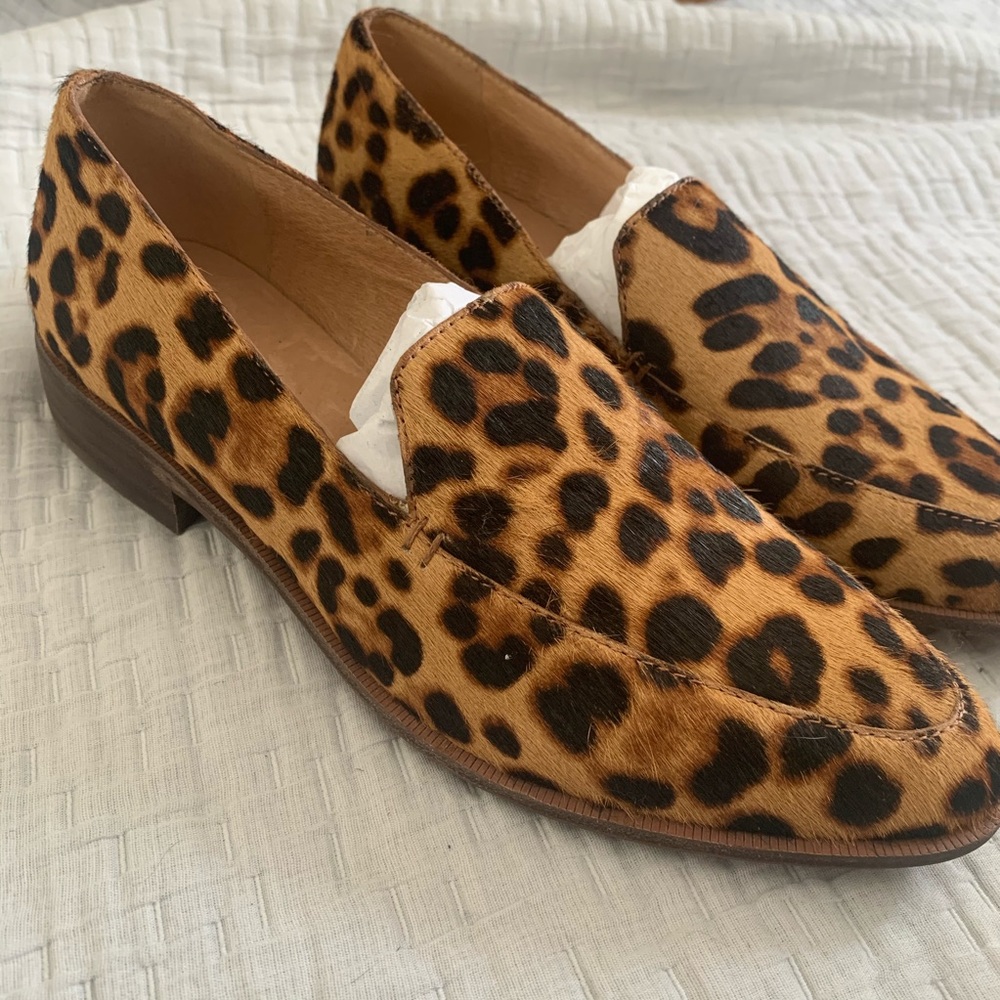 NEW Madewell Leopard Frances Loafers (without box)